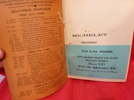 N° 080. – Michelet, inconnu. – Biographie. . [PHILOSOPHIE SCIENCES HUMAINES] - BRAHM (Alcanter de)