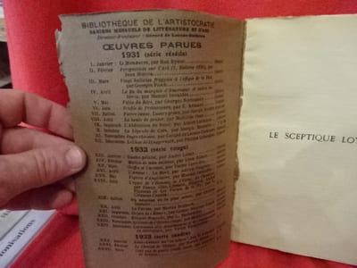 N° 087. – Le Sceptique Loyal, épitres à quelques-uns….