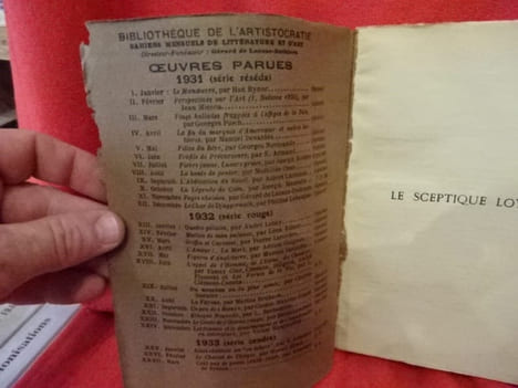 N° 087. – Le Sceptique Loyal, épitres à quelques-uns…. . [PHILOSOPHIE SCIENCES HUMAINES] - RIOTOR (Léon)