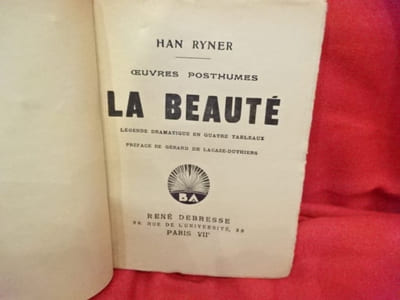 N° 093. – Oeuvres posthumes: La Beauté, légende dramatique en quatre tableaux. – Théâtre.