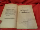 La Révolution du 4 Septembre 19…. . [PHILOSOPHIE SCIENCES HUMAINES] - FOLLIN (H.-L.)