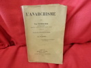 L’Anarchisme. . [PHILOSOPHIE SCIENCES HUMAINES] - ELTZBACHER (Paul)