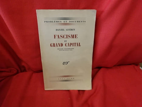 Fascisme et Grand Capital, Italie-Allemagne. . [PHILOSOPHIE SCIENCES HUMAINES] - GUÉRIN (Daniel)