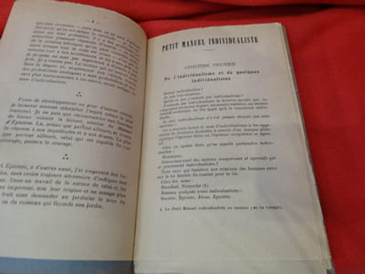 Petit Manuel individualiste.