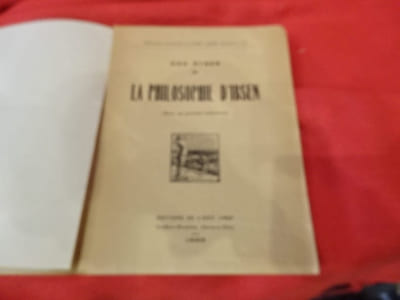 La Philosophie d’Ibsen (avec un portrait hors-texte).