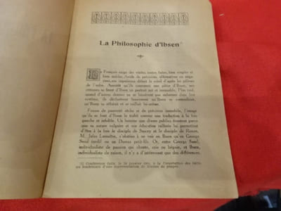 La Philosophie d’Ibsen (avec un portrait hors-texte).