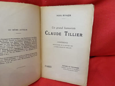Un grand humoriste Claude Tillier.