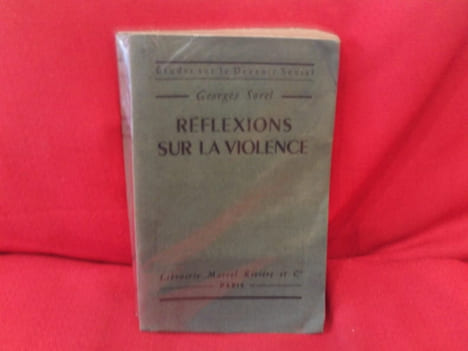 Réflexions sur la violence. . [PHILOSOPHIE SCIENCES HUMAINES] - SOREL (Georges)