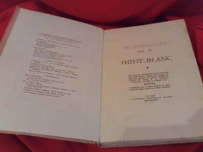 M. Dumollet sur le Mont-Blanc.