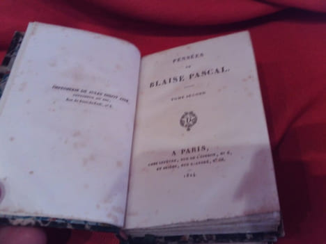 Pensées de Blaise Pascal. – Tomes 1 et 2. . [LITTERATURE] - PASCAL (Blaise)