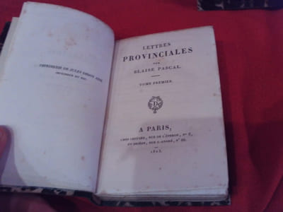 Lettres provinciales de Blaise Pascal. – Tomes 1 et 2.