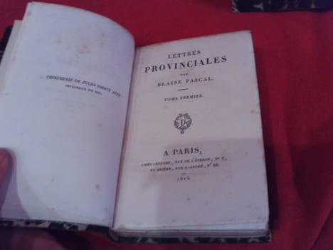 Lettres provinciales de Blaise Pascal. – Tomes 1 et 2. . [LITTERATURE] - PASCAL (Blaise)