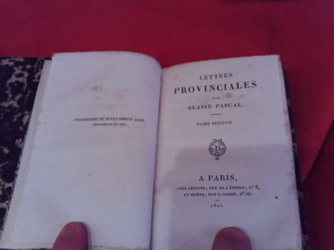 Lettres provinciales de Blaise Pascal. – Tomes 1 et 2. . [LITTERATURE] - PASCAL (Blaise)