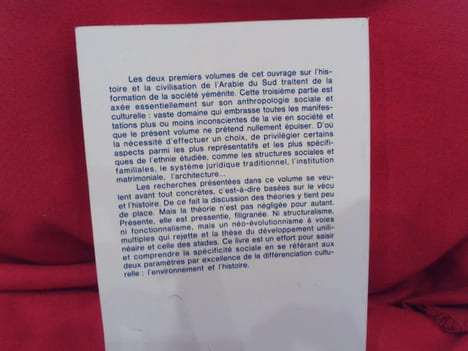 L’Arabie du Sud, histoire et civilisation. – Tome I. le Peuple yéménite et ses racines. – Tome II. la Société yéménite de l’Hégire aux idéologies ...