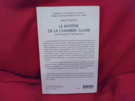 Le Mystère de la chambre claire, photographie et inconscient. . [ART] - TISSERON (Serge)