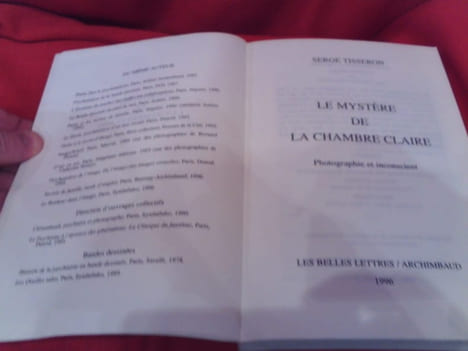 Le Mystère de la chambre claire, photographie et inconscient. . [ART] - TISSERON (Serge)