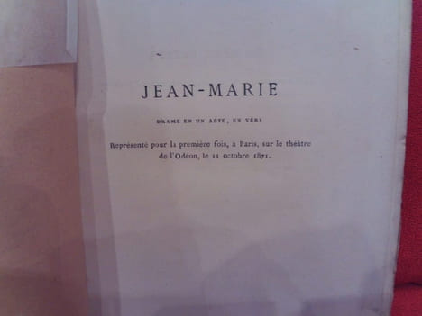 Jean-Marie, drame en un acte, en vers. . [LITTERATURE] - THEURIET (André)