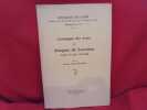 Catalogue des Actes de Jacques de Lorraine, évêque de Metz (1239-1260). . [LORRAIN] - ARVEILER-FERRY (Monique)