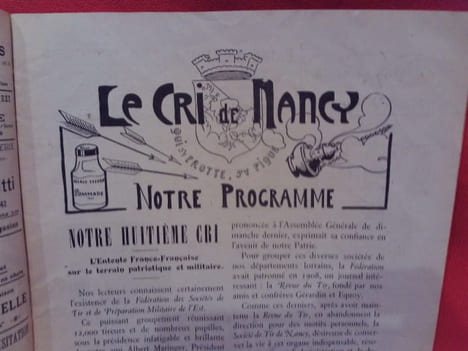 Gazette «Le Cri de Nancy». – Samedi 27 Février 1909. – N ° 8. – Deuxième année, pagination de181 à 196. . [LORRAIN] - COLLECTIF