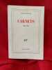 Carnets (1944-1974). . [LITTERATURE] - GUILLOUX (Louis)