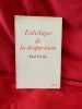 Esthétique de la disparition. . [PHILOSOPHIE SCIENCES HUMAINES] - VIRILIO (Paul)