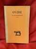 Les Métamorphoses – Tome III: Livres XI-XV. . [LITTERATURE] - OVIDE (0043-0017)