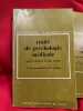 Trait&eacute; de Psychologie m&eacute;dicale. T.Ier: La Personnalit&eacute; et ses troubles. – T. IIe: La Rencontre th&eacute;rapeutique. – T. IIIe: La Pathologie &eacute;motionnelle. . ...