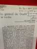 Le g&eacute;n&eacute;ral de Gaulle et Laclos, pagin&eacute; de 9 &agrave; 38. . [LORRAIN] - VERSINI (Laurent)