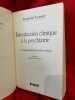 Introduction clinique &agrave; la psychiatrie, psychopathologie des maladies mentales. . [PHILOSOPHIE SCIENCES HUMAINES] - FOURAST&Eacute; (Raymond)