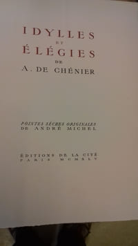 Idylles et élégies.
