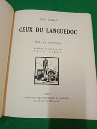 Ceux du Languedoc, Types et coutumes.