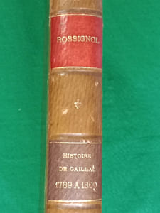 Histoire de l'arrondissement de Gaillac ( Département du Tarn) pendant la Révolution de 1789  à 1800