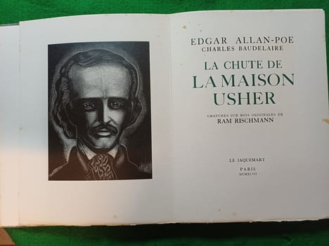 La chute de la maison Usher. Traduction de Ch. Baudelaire... POE (Edgar-allan)