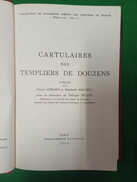 Cartulaires des templiers de Douzens