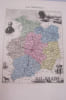 GRAVURE ANCIENNE DE DEPARTEMENT : ILLE ET VILAINE. M VUILLEMIN