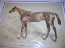 Gravure couleurs. La Toucques, le jour du Prix du Jockey-Club (1863).. HALL