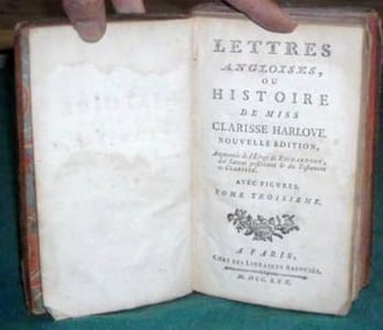 Lettres angloises ou Histoire de Miss Clarisse Harlove. Tomes 3 et 4.