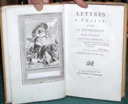 Lettres à Emilie sur la Mythologie. Tome 1.. DEMOUSTIER Charles-Albert
