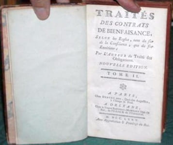 Traité des Contrats de Bienfaisance. Tome 2.