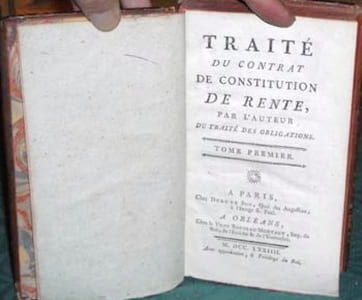 Traité du Contrat de Constitution de Rente. Traité du Contrat de Change.