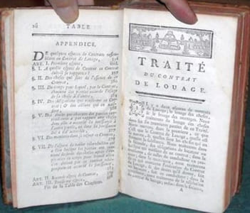 Traité du Contrat de Louage.
