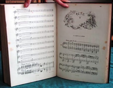 Partition Chant et Piano. Manon.
