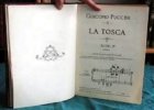 Partition Chant et Piano. La Tosca.. PUCCINI Giacomo - GIACOSA - ILLICA