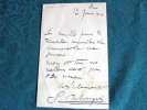 Lettres Autographes Signées de Gaston Salvayre. 3 lettres.. SALVAYRE Gaston