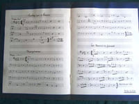 Partition manuscrite (pour contrebasse).