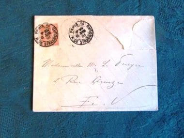 Lettre Autographe Signée de Paul Dukas à Melle M.L. Pereyra.