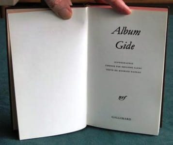 Pléiade. Album Gide.