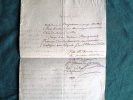 Lettre Autographe militaire signée de Caraman.. CARAMAN Maurice (comte de)