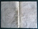 Lettre Autographe militaire signée de Clonard.. CLONARD (Charles Richard SUTTON de)