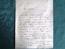 Lettre Autographe militaire signée d'Esclaibes - 1820.. ESCLAIBES (Louis Auguste Marcel, comte d'Hust)